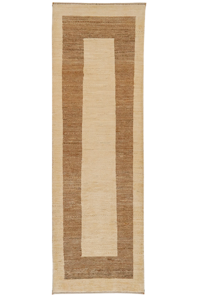 Vintage Gabbeh carpet 260x83cm colorful natural motifs