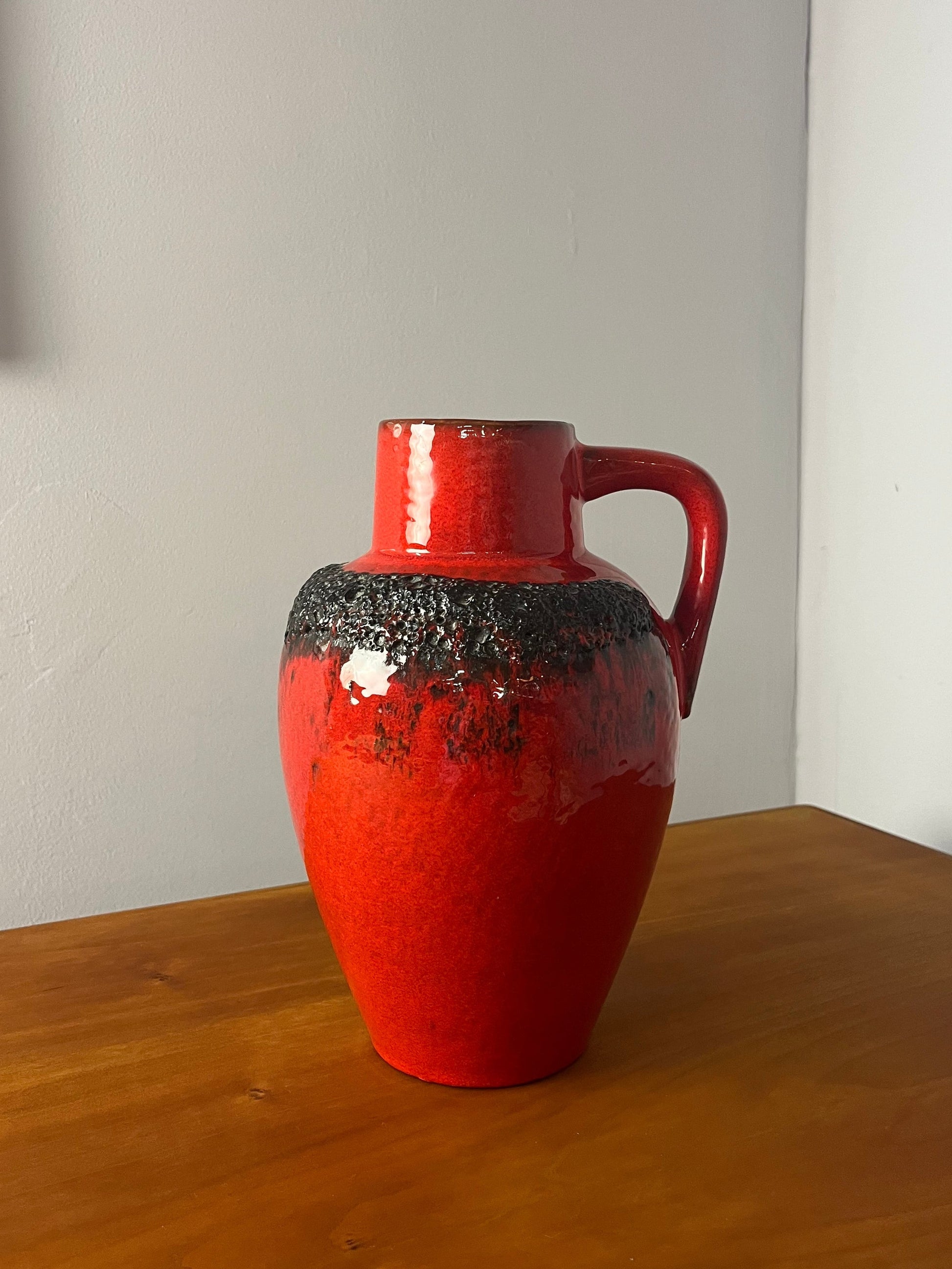 Vintage Karaffe 223 Fat Lava von Kreutz Keramik