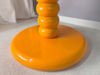 Runder Couchtisch gelb Kunststoff von Peter Ghyczy