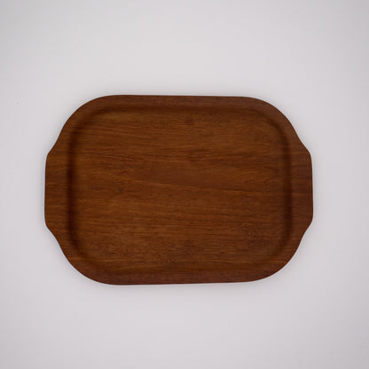 Vintage Tablett Backmann aus Teakholz
