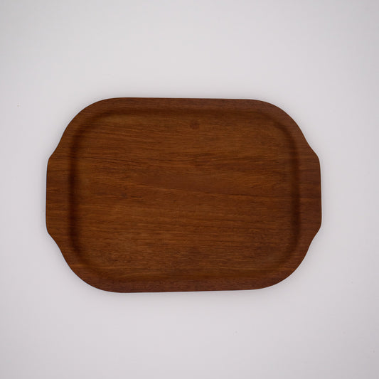 Vintage Tablett Backmann aus Teakholz