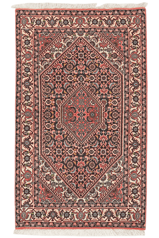 Vintage Carpet Bidjar Zandjan 140x82cm Colorful Nature-inspired motifs