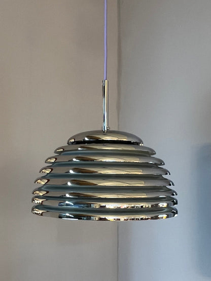 Vintage Hängelampe Saturno 30 cm von Kazuo Motozawa für STAFF