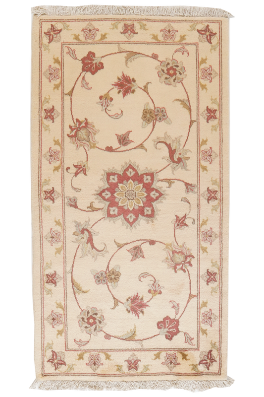 Vintage Teppich Mehreban 144x78cm Bunt Naturinspirierte Motive