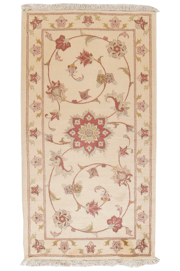 Vintage Teppich Mehreban 144x78cm Bunt Naturinspirierte Motive