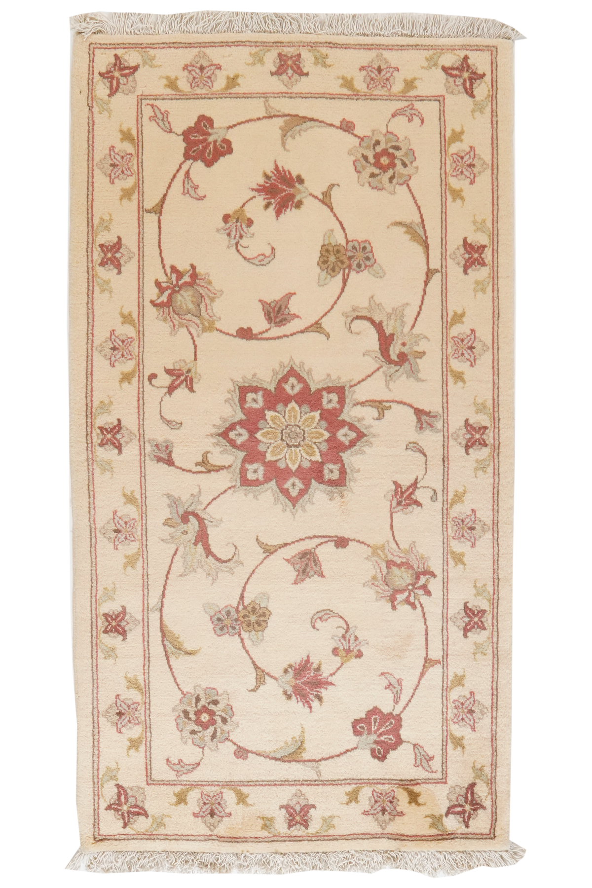 Vintage Teppich Mehreban 144x78cm Bunt Naturinspirierte Motive