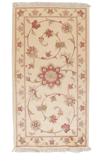Vintage Teppich Mehreban 144x78cm Bunt Naturinspirierte Motive