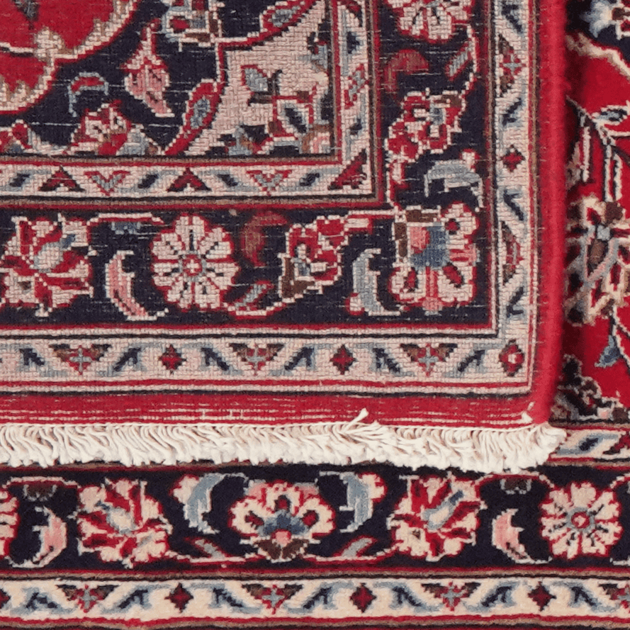 Tapis vintage Ardakan 305x75cm coloré avec motif médaillon
