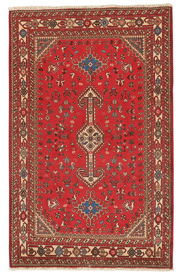 Tapis vintage Nasrabad coloré 162x103cm