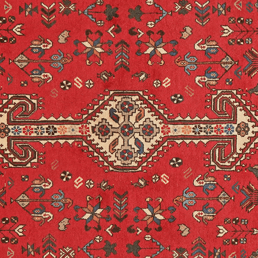Tapis vintage Nasrabad coloré 162x103cm