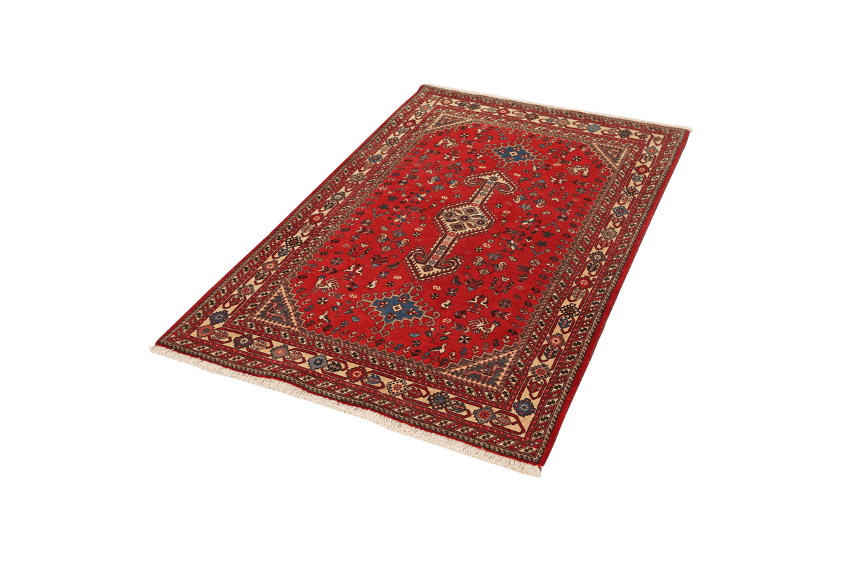 Tapis vintage Nasrabad coloré 162x103cm