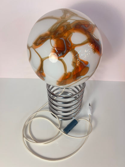 Vintage Tischlampe "Spirale" von Ingo Maurer für Honsel