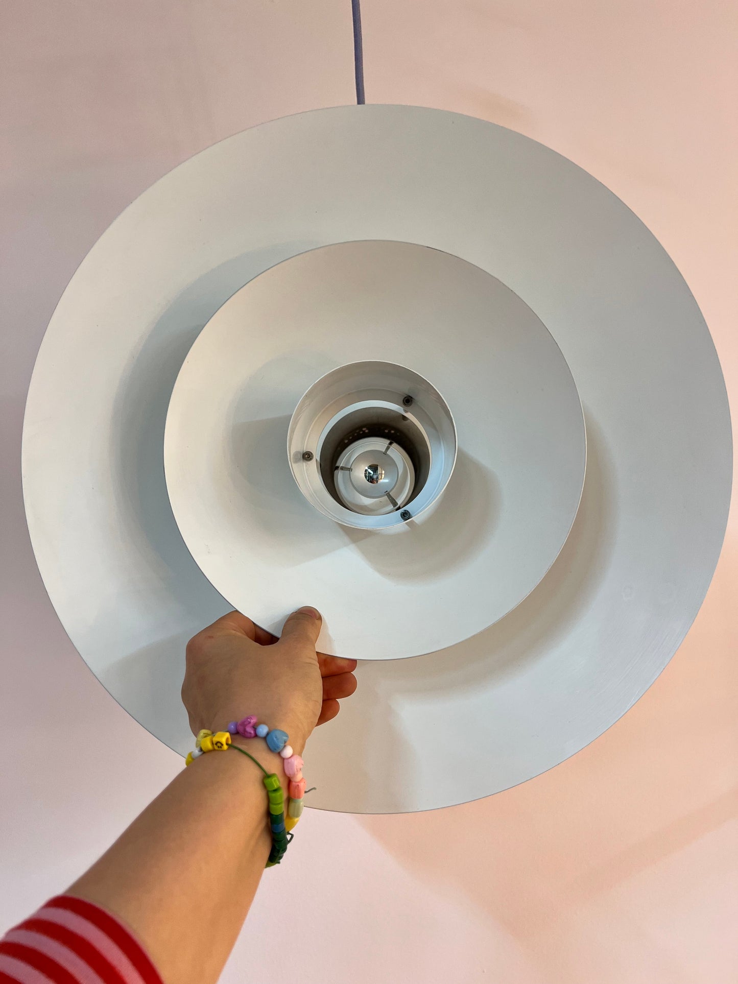Vintage Lamellenlampe Trapez von Christian Hvidt für Nordisk Solar
