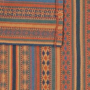 Kelim Djadjim carpet colorful 101x101cm