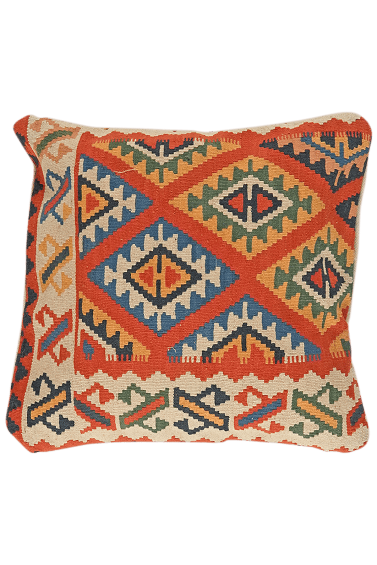 New cushion Kelim 70x70cm colorful