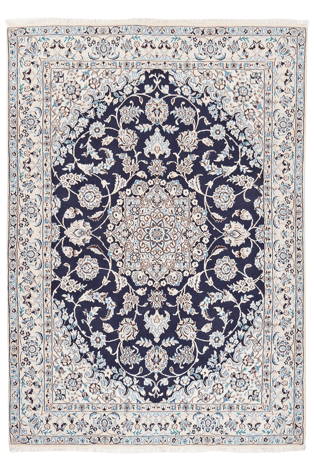 Vintage Carpet Nain 9La 211x147cm Colorful Nature-inspired motifs