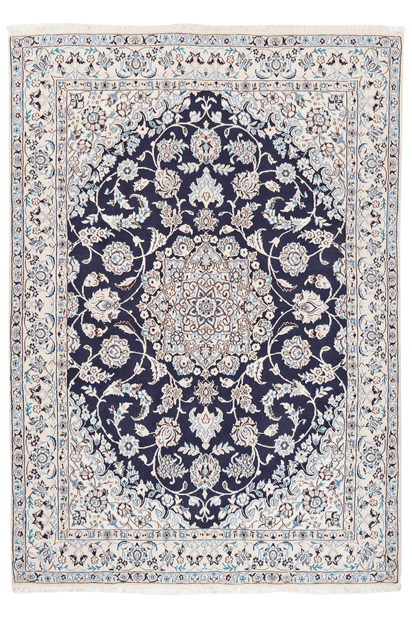 Vintage Carpet Nain 9La 211x147cm Colorful Nature-inspired motifs