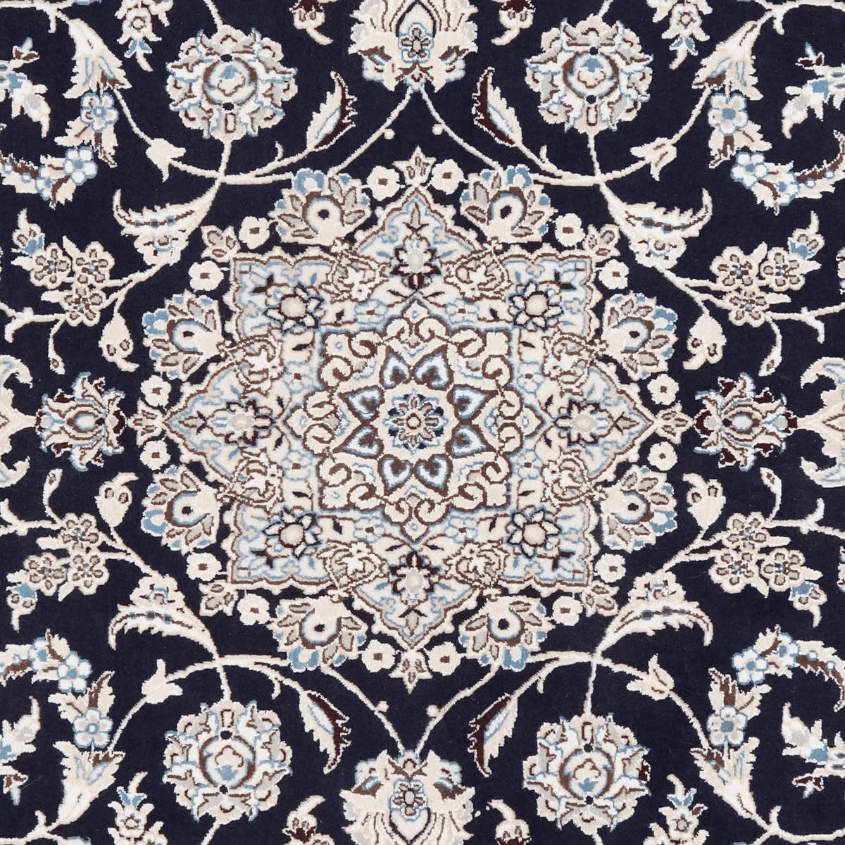 Vintage Carpet Nain 9La 211x147cm Colorful Nature-inspired motifs