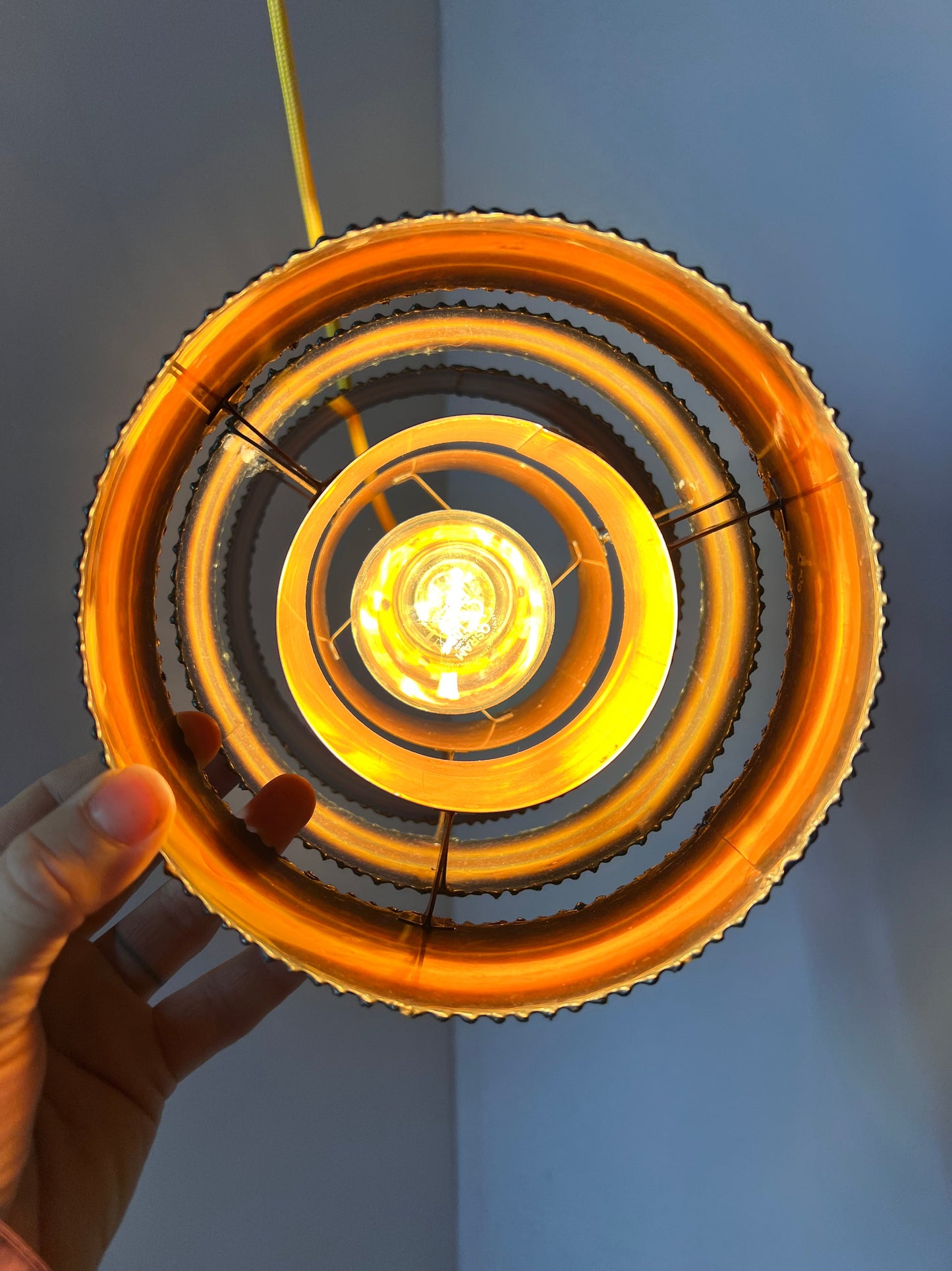 Vintage Hängelampe von Svend Aage Holm Sørensen für Holm-Sørensen und Co, Kupfer