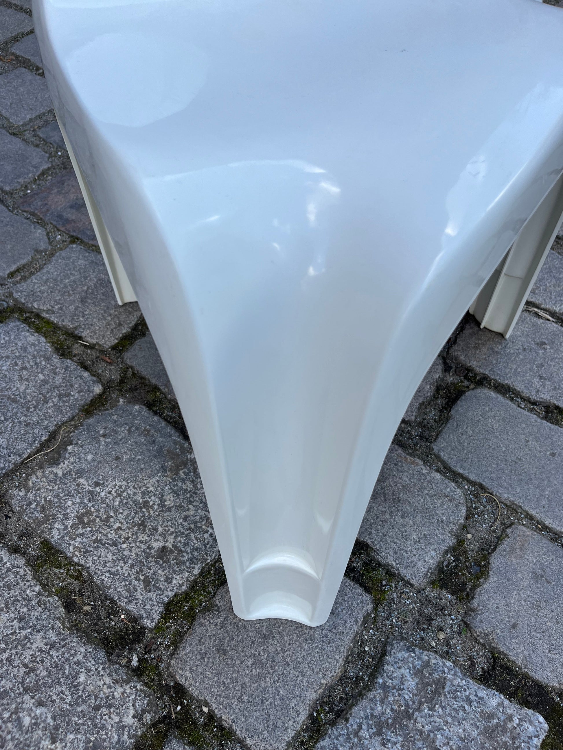 Stapelhocker Taboret weiß von Alexander Begge für Casala