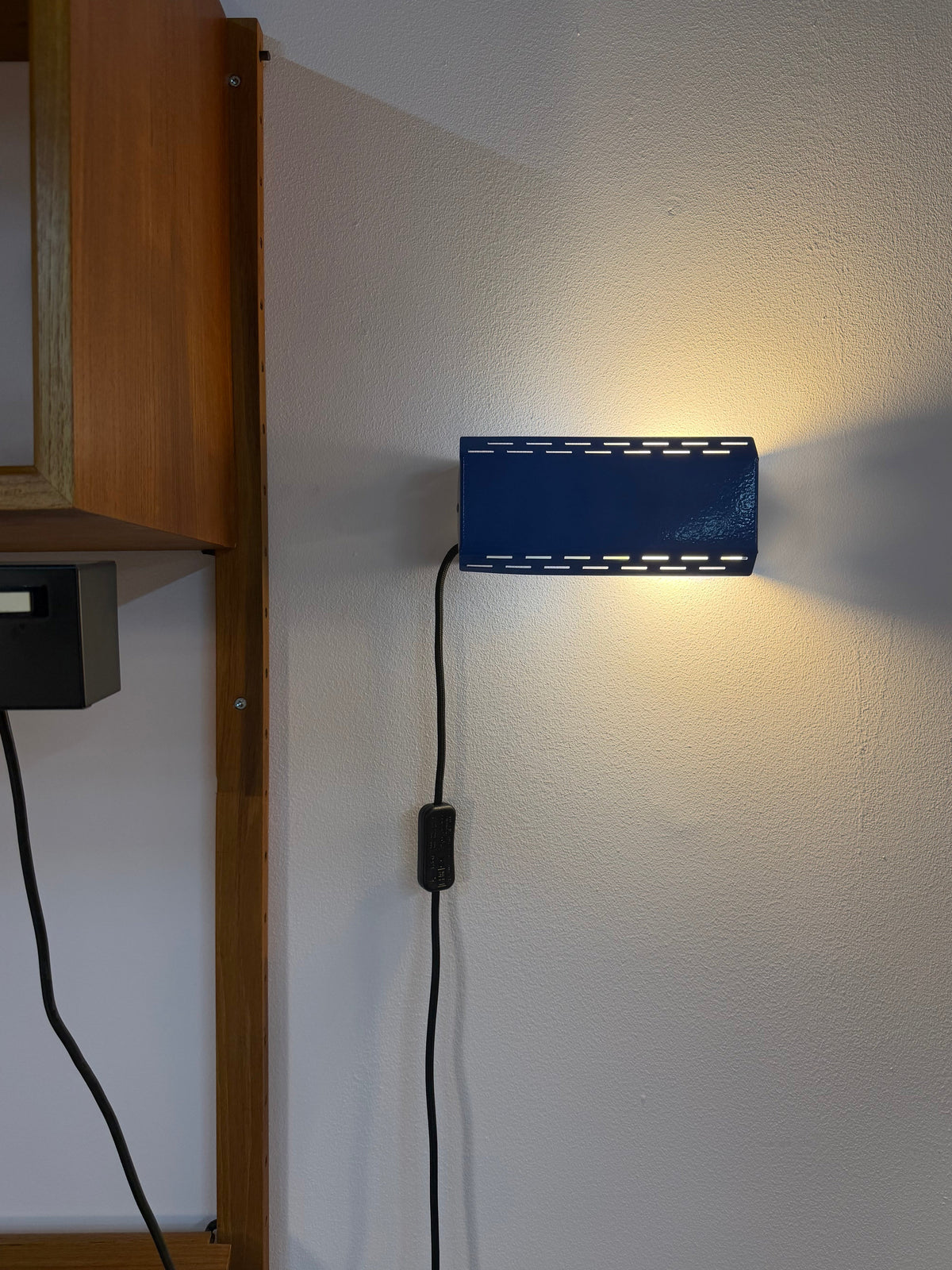 Wandlampe blau weiß von Gramelsbacher