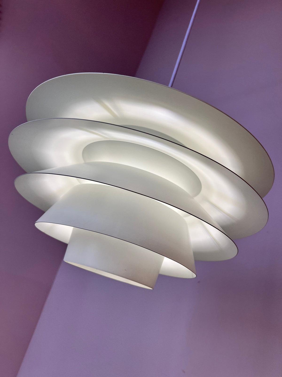 Slatted lamp 'Verona' by Svend Middelboe for Nordisk Solar