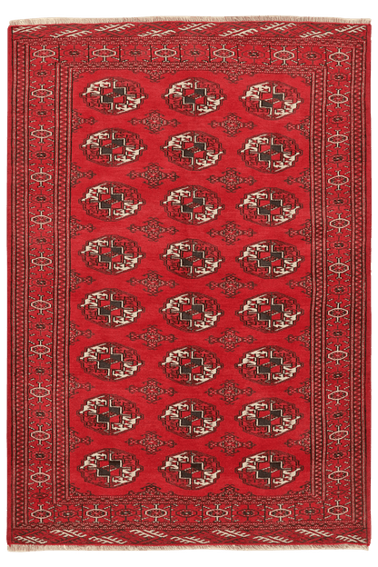 Vintage Carpet Turkman 165x115cm colorful