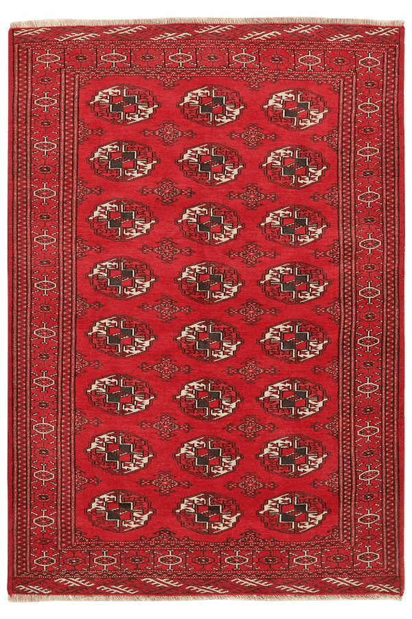 Vintage Carpet Turkman 165x115cm colorful