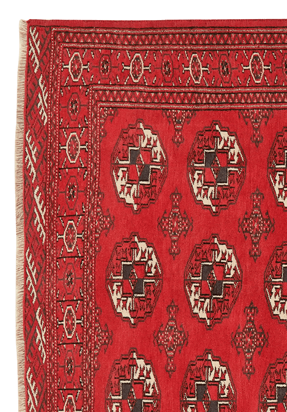 Vintage Carpet Turkman 165x115cm colorful