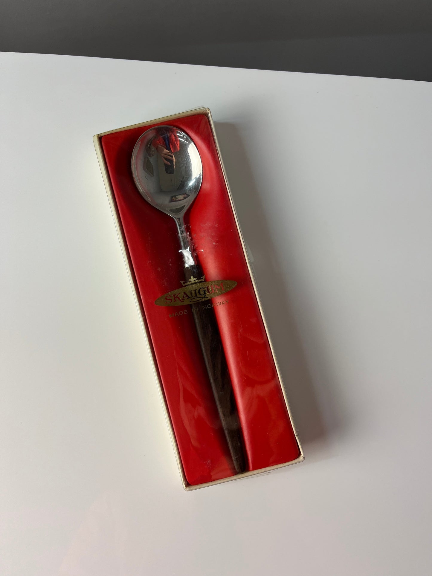 Servierlöffel Teak von Skaugum aus Norwegen