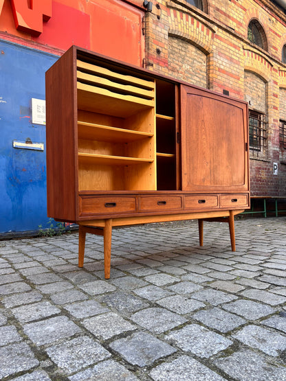 Vintage Highboard Teak aus Dänemark