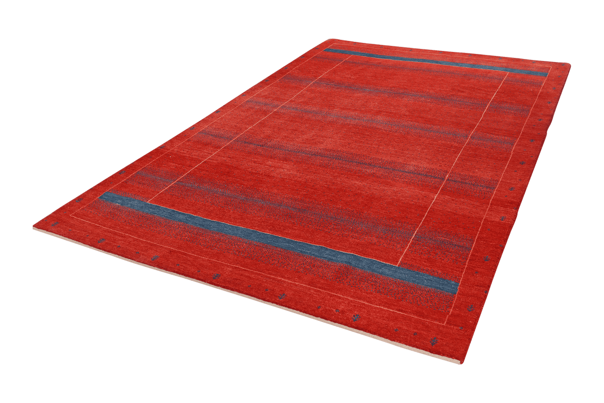 Tapis Gabbeh vintage coloré inspiré de la nature 299x192cm