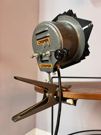 Studio clamp lamp by Cremer