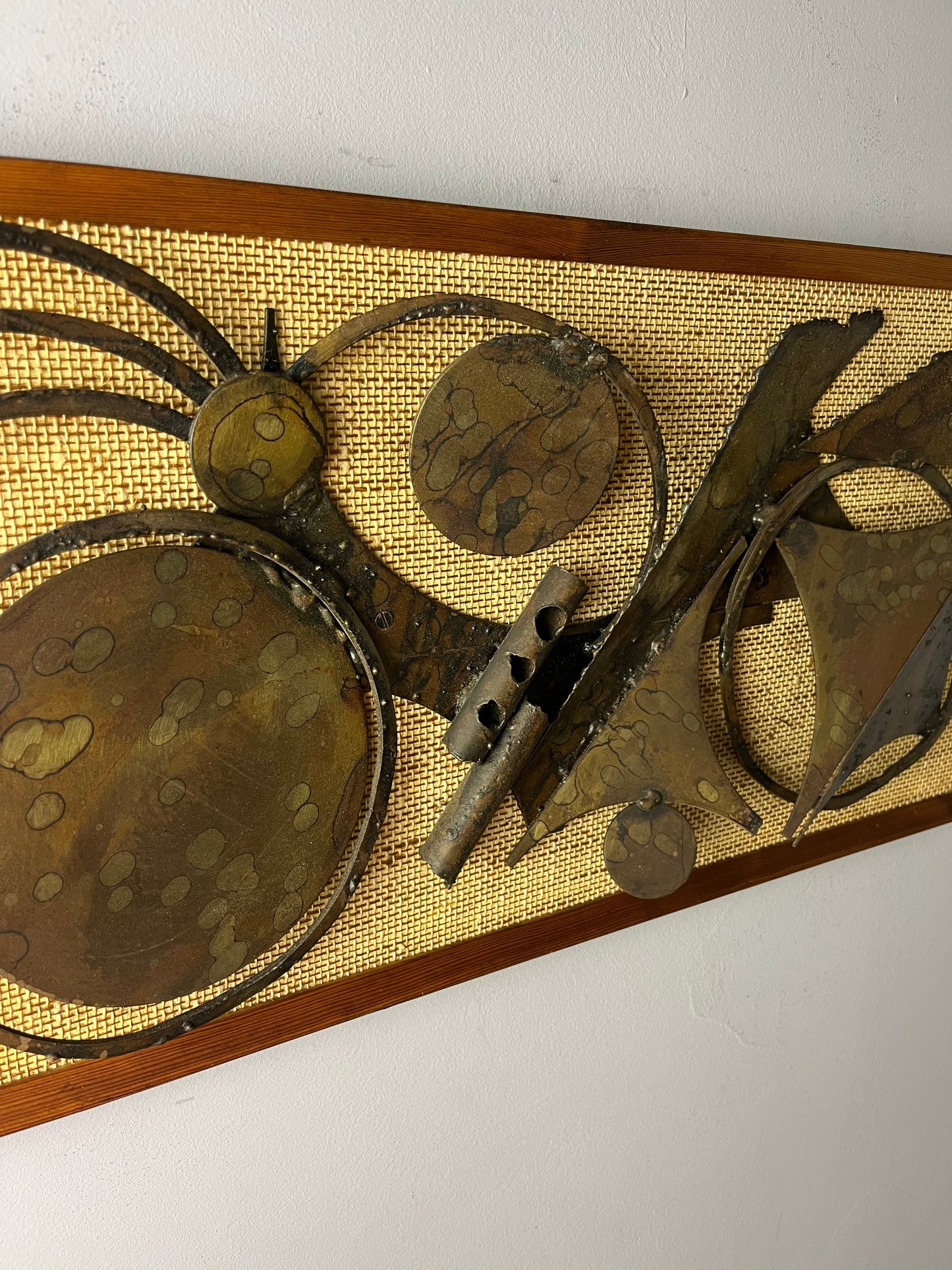 Vintage Wandskulptur von Henrik Horst