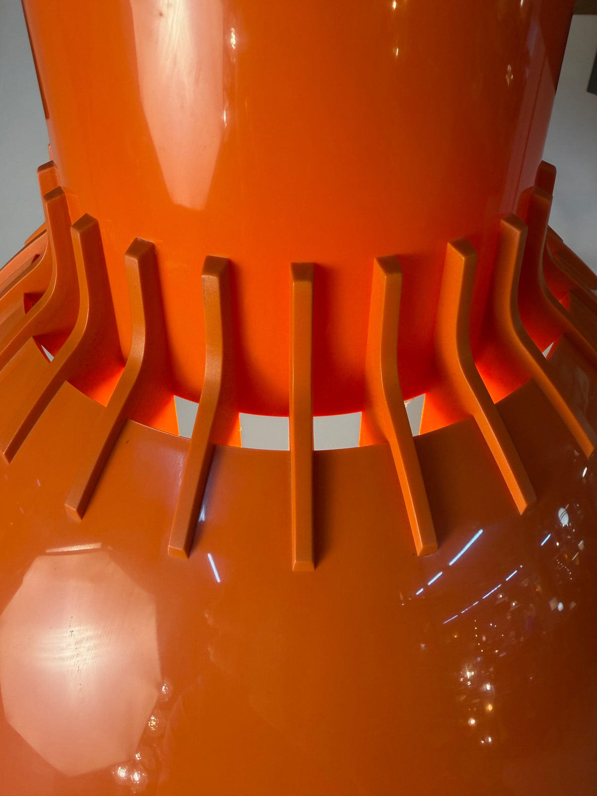 Hängelampe "Solar" orange von Svend Middelboe für Nordisk Solar Compagni