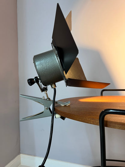 Studio clamp lamp by Cremer