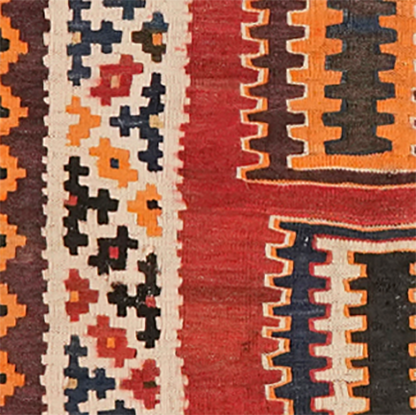 Coussin Vintage Kelim Coloré fait main neuf