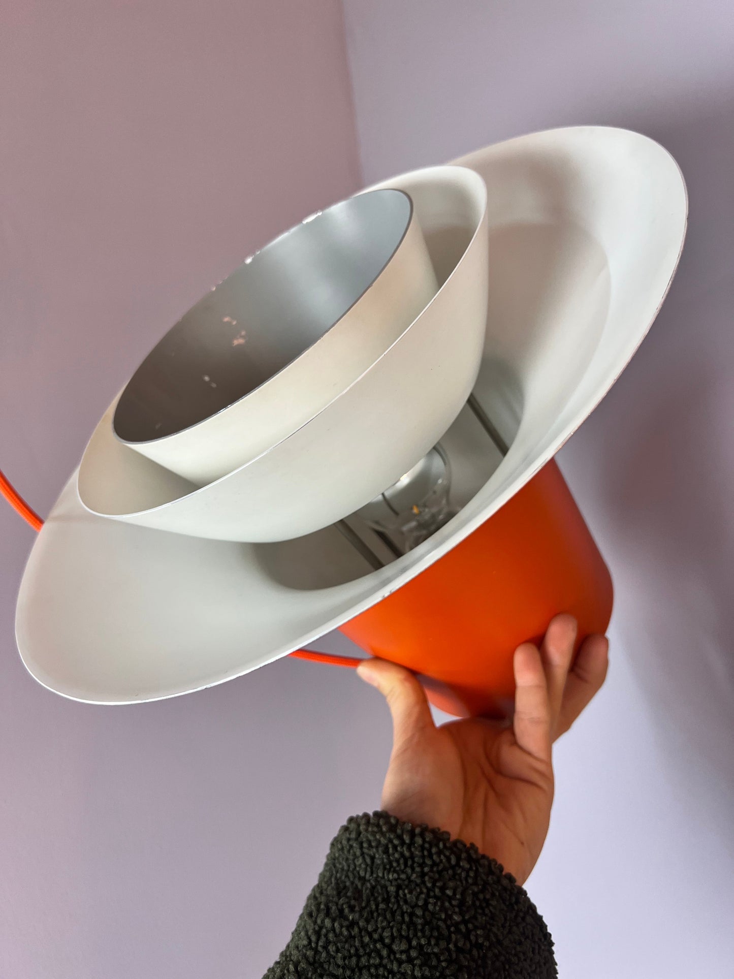 Vintage Hängelampe "Auditorie 2" von Svend Middelboe für Nordisk Solar