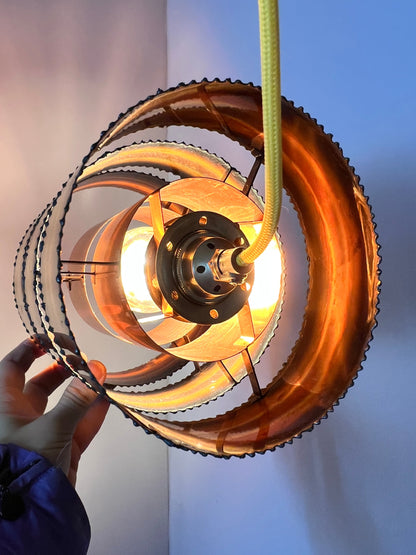 Vintage Hängelampe von Svend Aage Holm Sørensen für Holm-Sørensen und Co, Kupfer