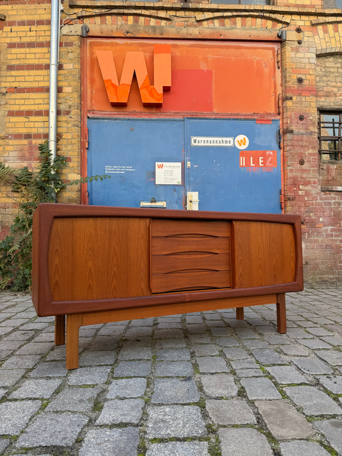 Vintage Sideboard Teak von Burchardt Nielsen für Dyrlund