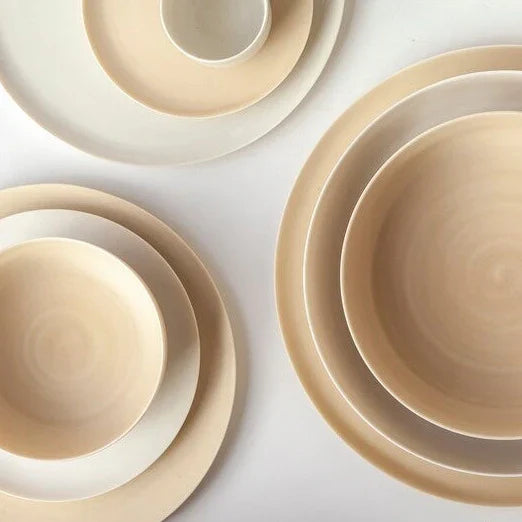 Vaisselle vintage KAYA Grand ensemble de 2 assiettes à dîner