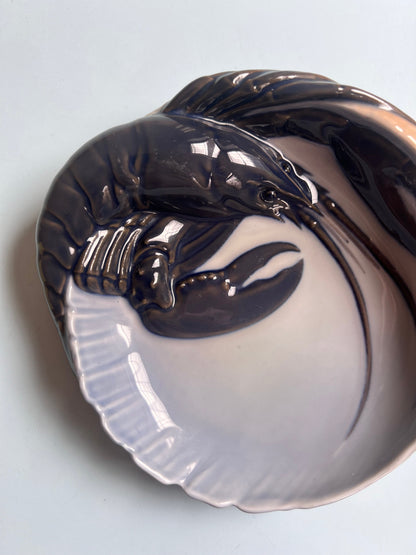 Schale Hummer Typ 3498 ∅ 19 cm von Erik Nielsen für Royal Copenhagen