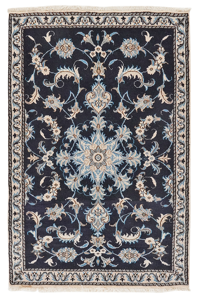 Teppich Nain 12La 135x89cm bunt Medallion