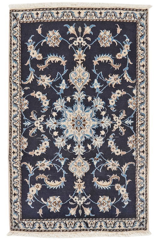 Vintage Carpet Nain 12La 137x86cm Colorful Nature-inspired motifs