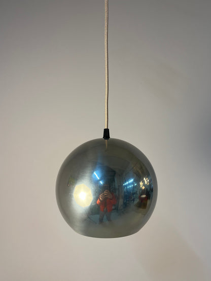 Vintage Pendelleuchte Topan von Verner Panton für &Tradition Chrom