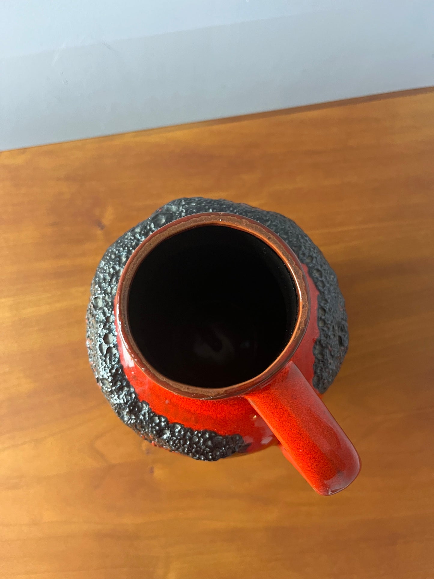 Vintage Karaffe 223 Fat Lava von Kreutz Keramik