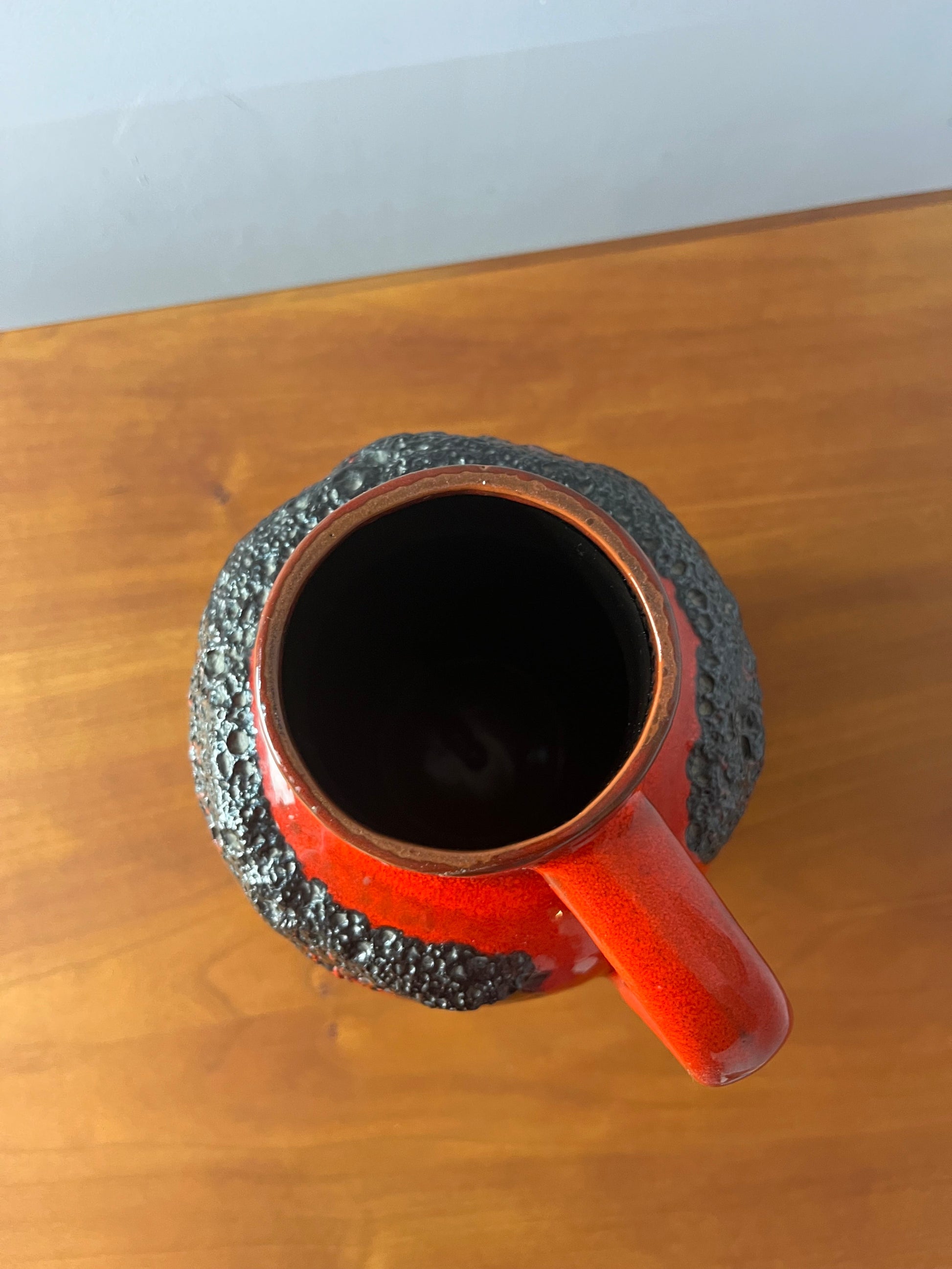 Vintage Karaffe 223 Fat Lava von Kreutz Keramik