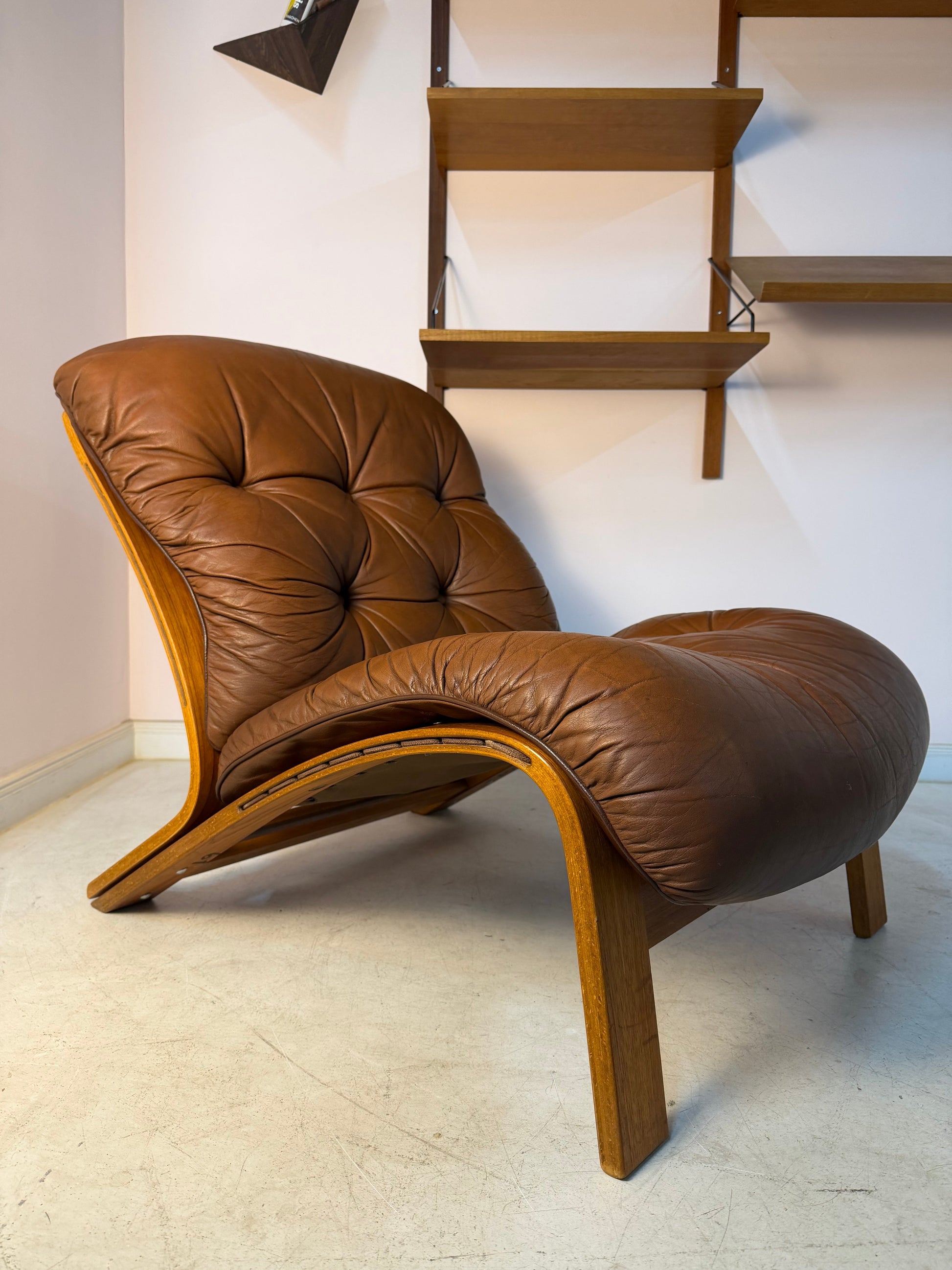 Vintage Sessel Kengu von Elsa und Nordahl Solheim für Rybo Rykken und Co