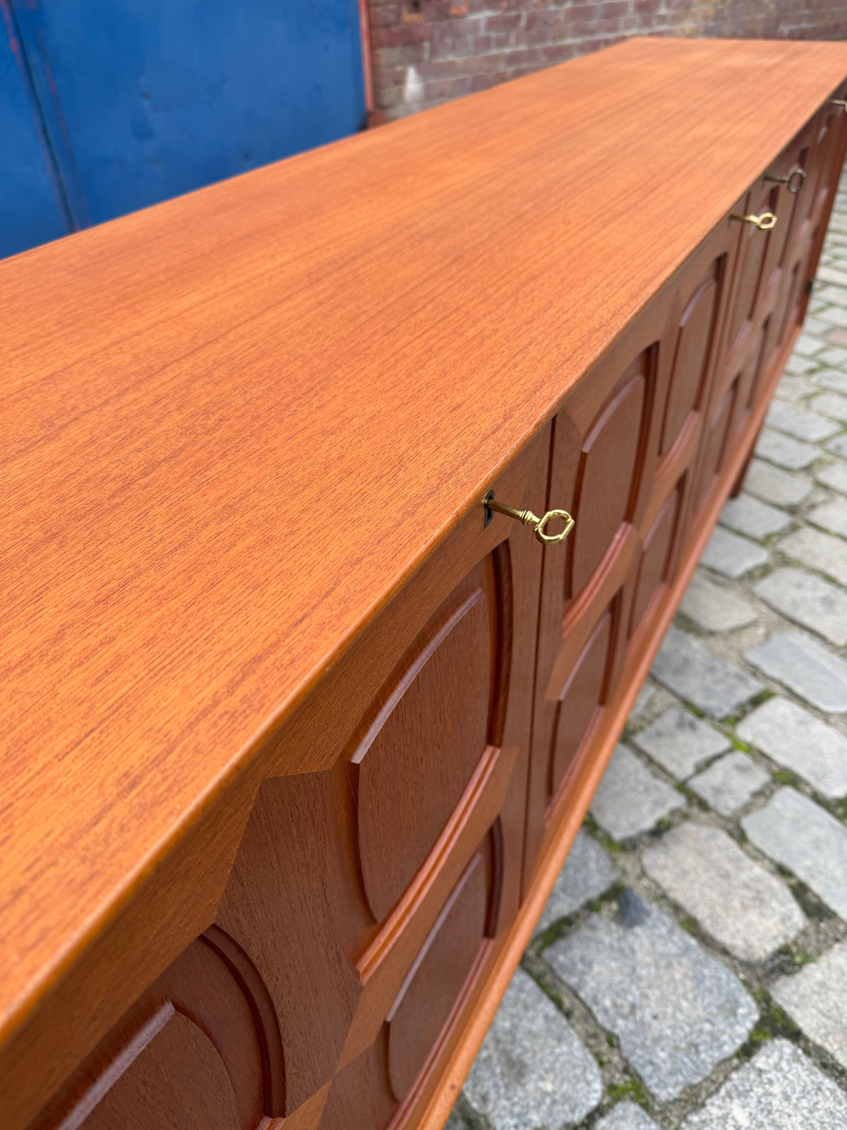 Vintage Sideboard "Frithjof" Teak von Rolf Rastad und Adolf Relling für Gustav Bahus