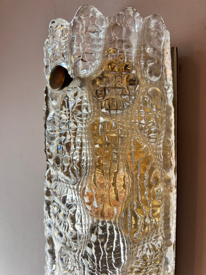 Vintage Wandlampe von Carl Fagerlund für Orrefors